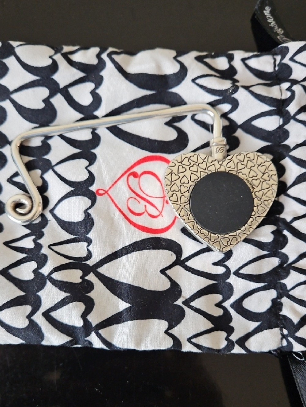 Purse Hook with Rhinestones - Picture 3 of 3
